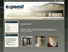 Tablet Screenshot of expomil.com.br